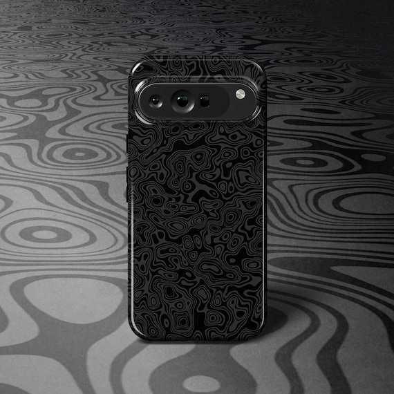 Black Damascus Phone Case | for Google Pixel 10 Pro XL Pixel 9 Pro
