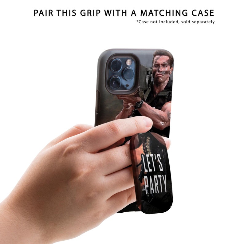 Arnold Schwarzenegger Commando Phone Grip & Stand  Let's image 1