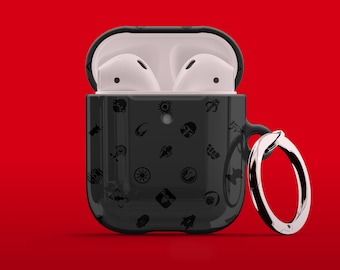 Far Far Away Icons Black AirPods Case - For Apple AirPods 1 2 3 4, AirPods Pro Air Pod Star Cover Wars