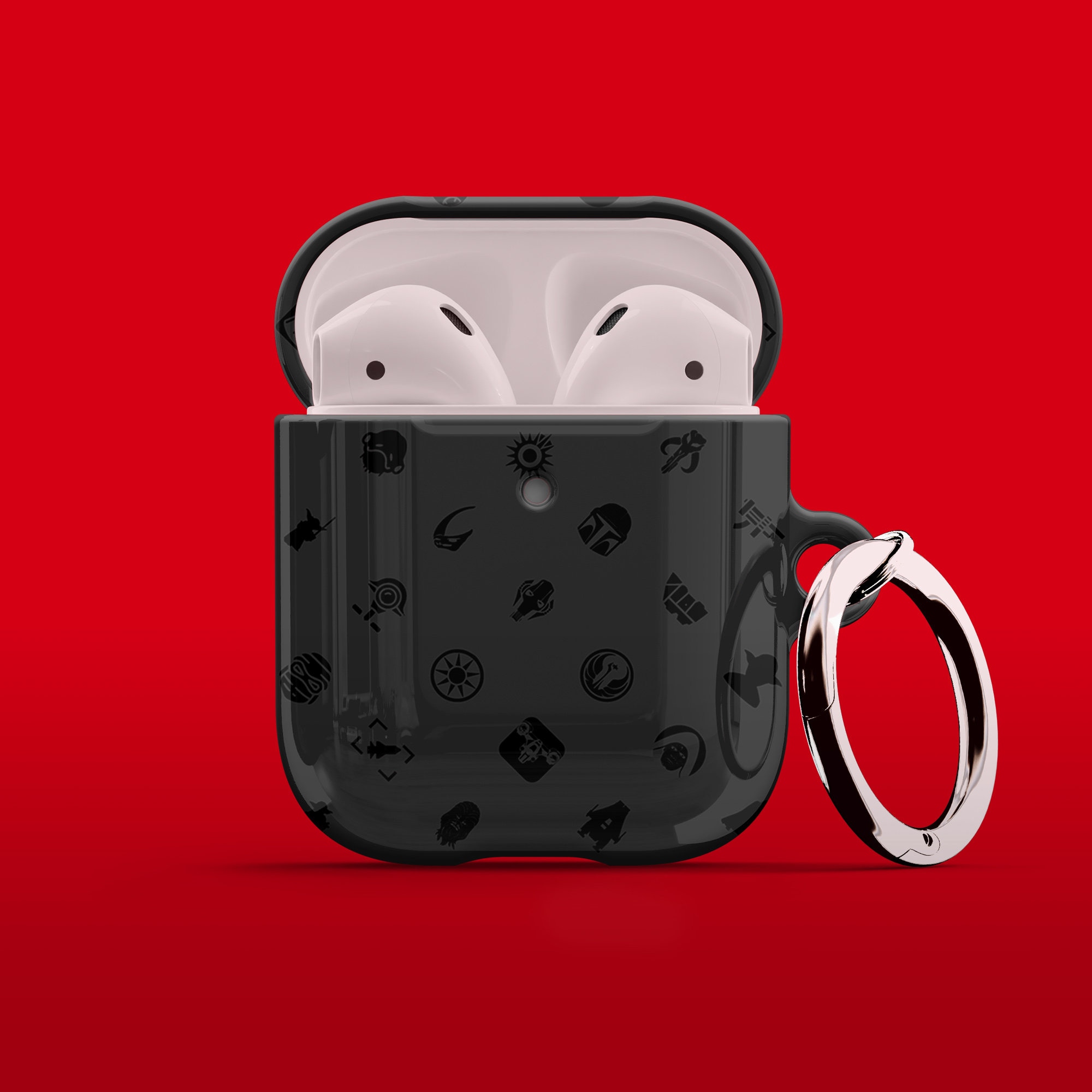 Far Far Away Icons Black Airpods Case - for Apple Airpods 1 2 3 4