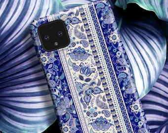 Funda de teléfono con diseño floral bohemio para Google Pixel 10 Pro XL, Pixel 9 Pro, 9a, Pixel 8 Pro, Pixel 7 Pro y Pixel 6 Pro