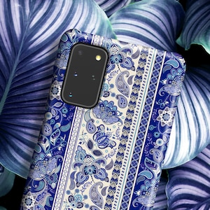 BOHO Floral Phone Case - For Samsung Galaxy S25 Ultra S24 Plus S23 S22 S21 S20 FE S10 Plus Note 20 Ultra S10e S9 S8 S7 10 A71 5G A51 A72