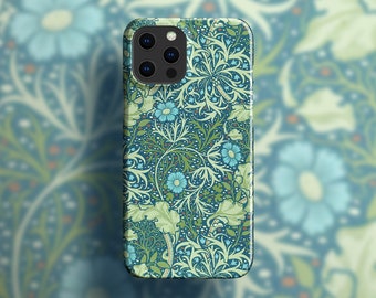 William Morris Seaweed Phone Case - For iPhone 15 Pro Max MagSafe iPhone 14 Pro Max iPhone 13 mini 12 SE 2020 11 Pro XR X 8 7 Xs Floral
