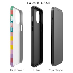 Happy Colorful Checkerboard Phone Case For Apple iPhone 15 Pro Max MagSafe iPhone 14 Pro Max 13 Pro Max SE mini 12 XR 11 XS image 6