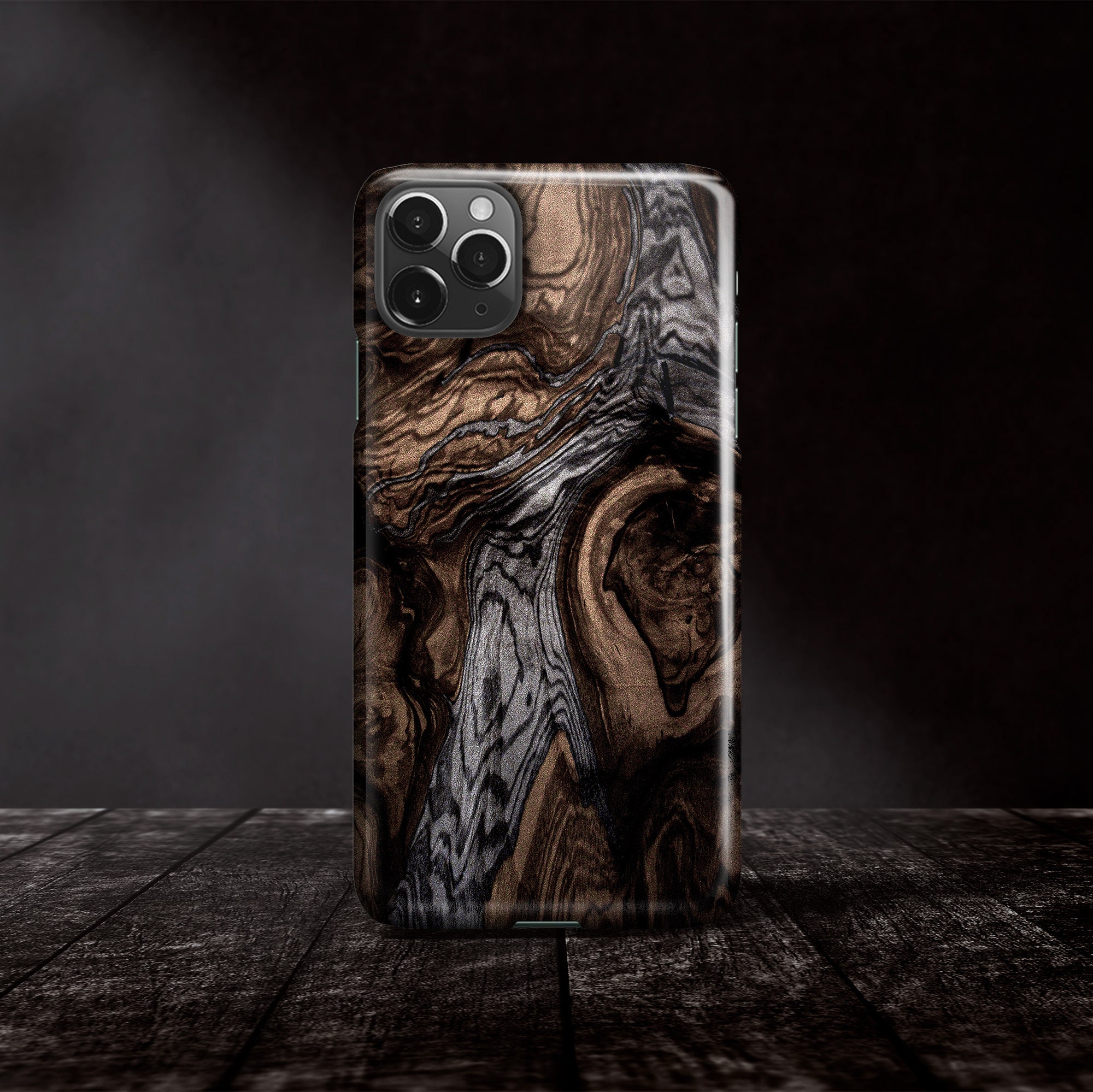 Logo-Embellished Full-Grain Leather iPhone 12 Pro Case