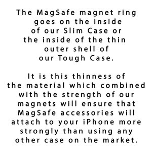 MagSafe Magnet Ring Strong magnetic sticker for your MagSafe accessories Magnetic Wireless Charging Circle iPhone 15 iPhone 14 13 12 image 3