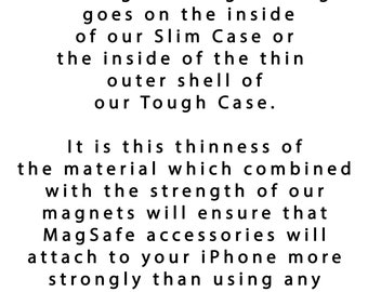 MagSafe Magnet Ring Starker magnetischer Aufkleber für Ihr MagSafe Zubehör  Magnetischer kabelloser Ladekreis iPhone 15 iPhone 14 13 12 - .de