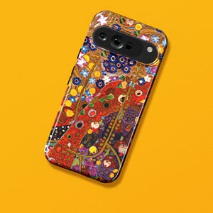 Gustav Klimt Water Serpents Phone Case | For Google Pixel 9 Pro XL 9a Pixel 8 Pro Pixel 7 Pro Pixel 6 Pro 5 4 4a 3 Floral Wasserschlangen
