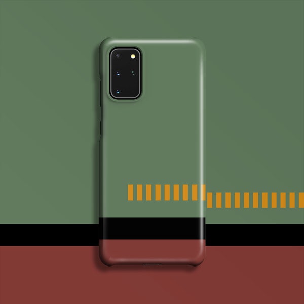 Boba Fett Stripes Phone Case -For Samsung Galaxy S24 Ultra S23 Plus S22 S21 S20 FE Star S10 Note 20 Ultra S8 S10e A52 A72 Galaxy Wars Men