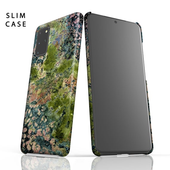 Pink Green Granite Phone Case for Samsung Galaxy S24 Ultra S23 Plus S22 S21  S20 FE S10 Note 20 Ultra S10e S9 S8 S7 10 A51 A52 A72 Marble 