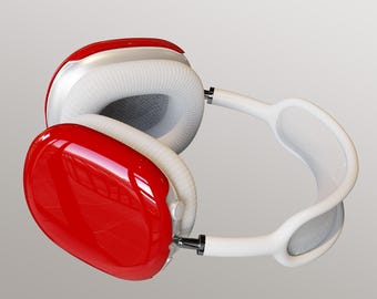 Rosso Corsa Airpods Max Case Ferrari Red - Snap on Air Pods Max