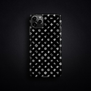 louis vuitton black Case iPhone 14, 14 Plus, 14 Pro