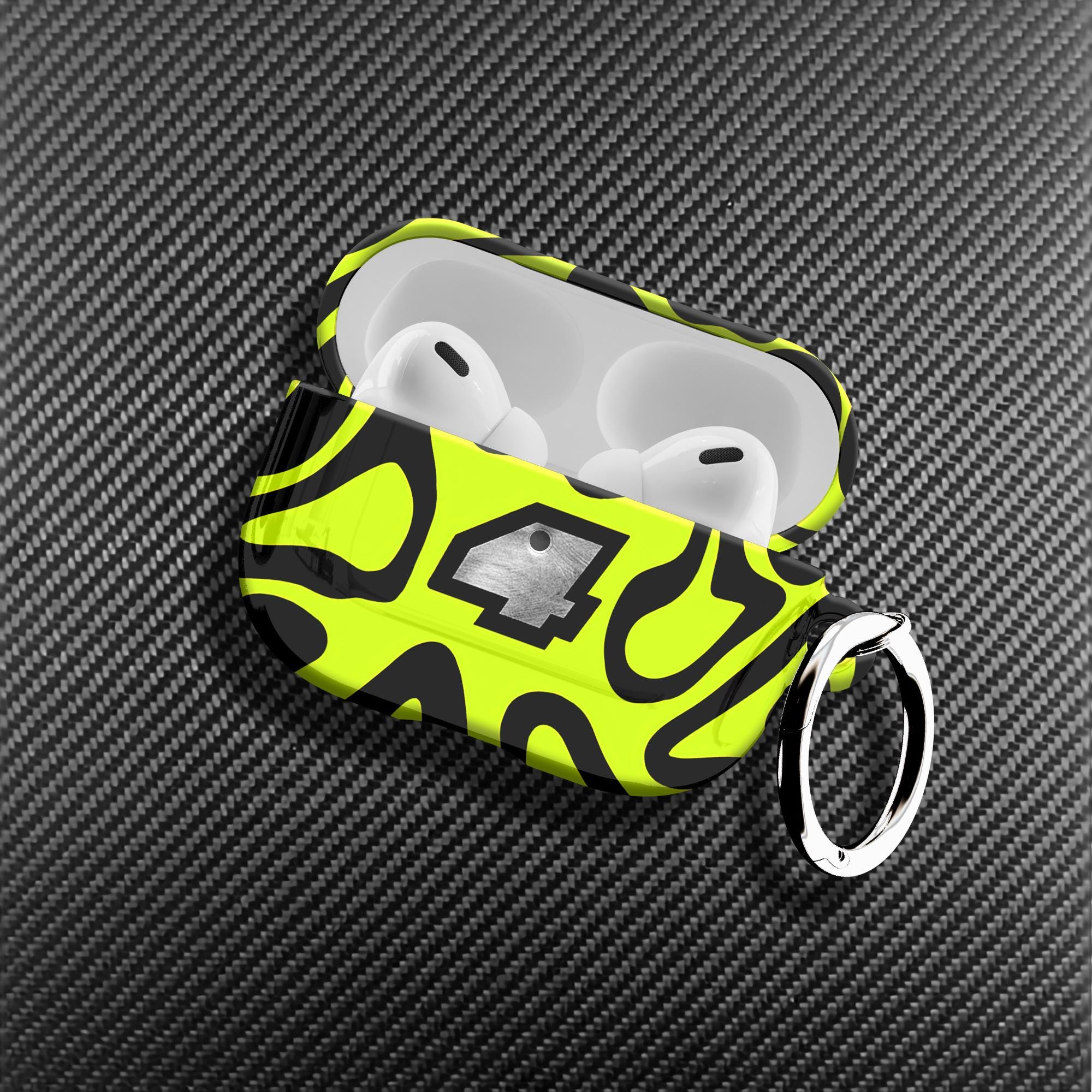 Lando Norris Airpods Case - 2025 Helmet Blobs - Racing F1 Apple