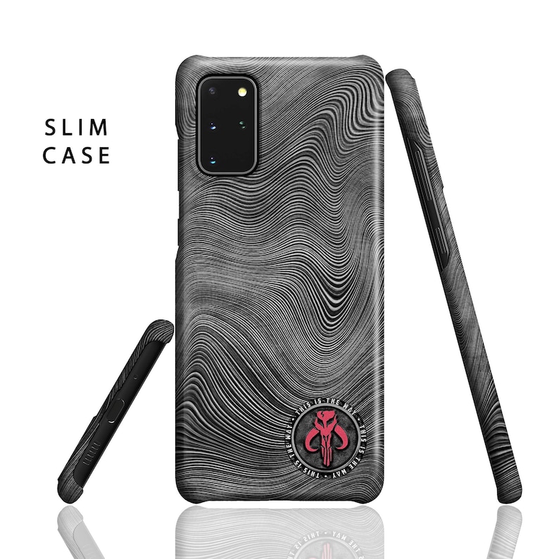 Red Mythosaur Beskar Phone Case Silver Edition - For Samsung Galaxy S26 Ultra S25 Plus S24 S23 S22 Star S21 S20 FE Note 20 Wars image 3