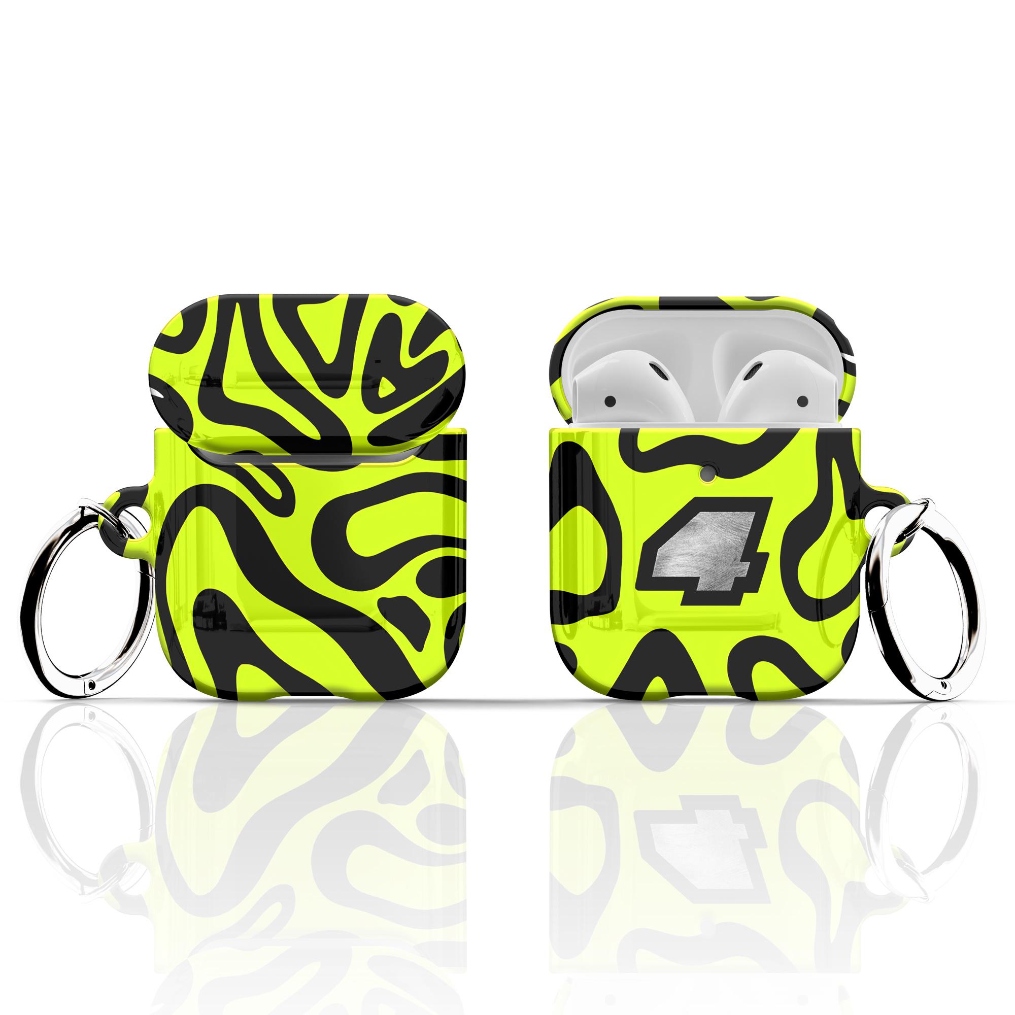 Lando Norris Airpods Case - 2025 Helmet Blobs - Racing F1 Apple