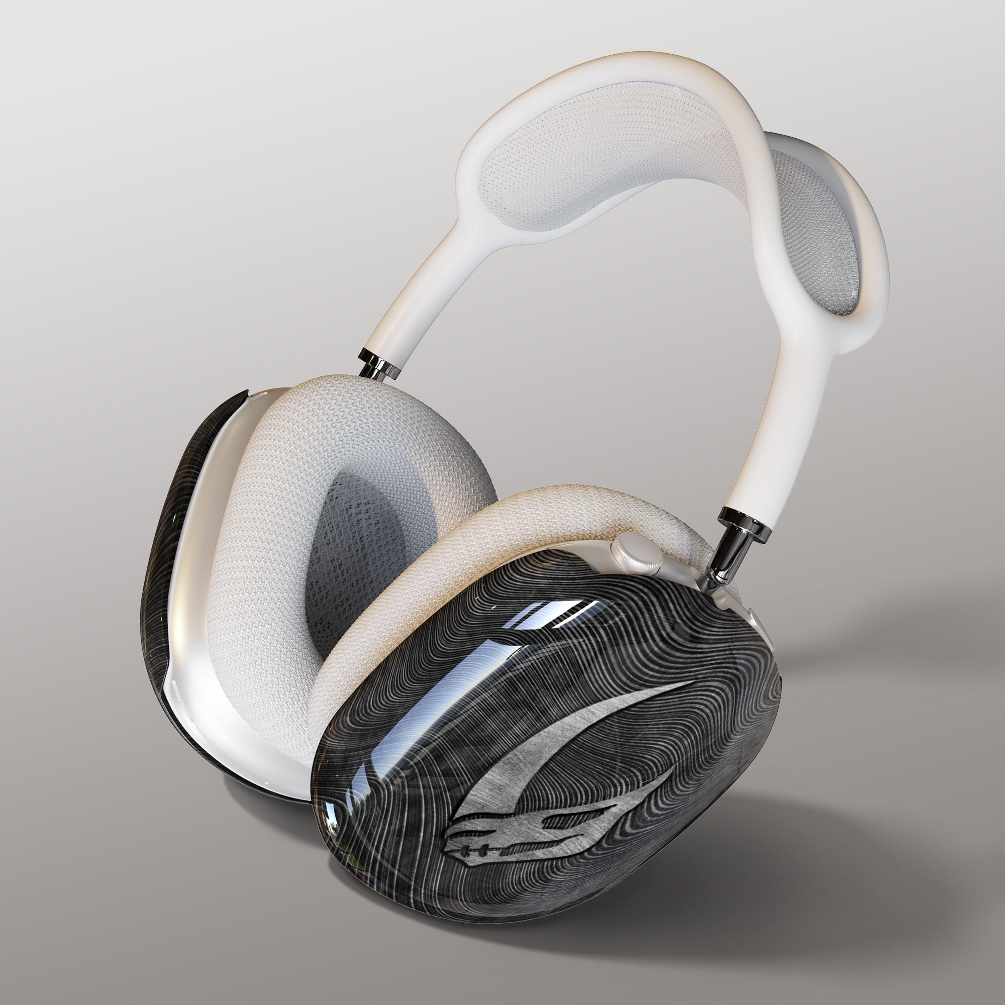 Mudhorn + Red Mythosaur Beskar Airpods Max Case Black Edition