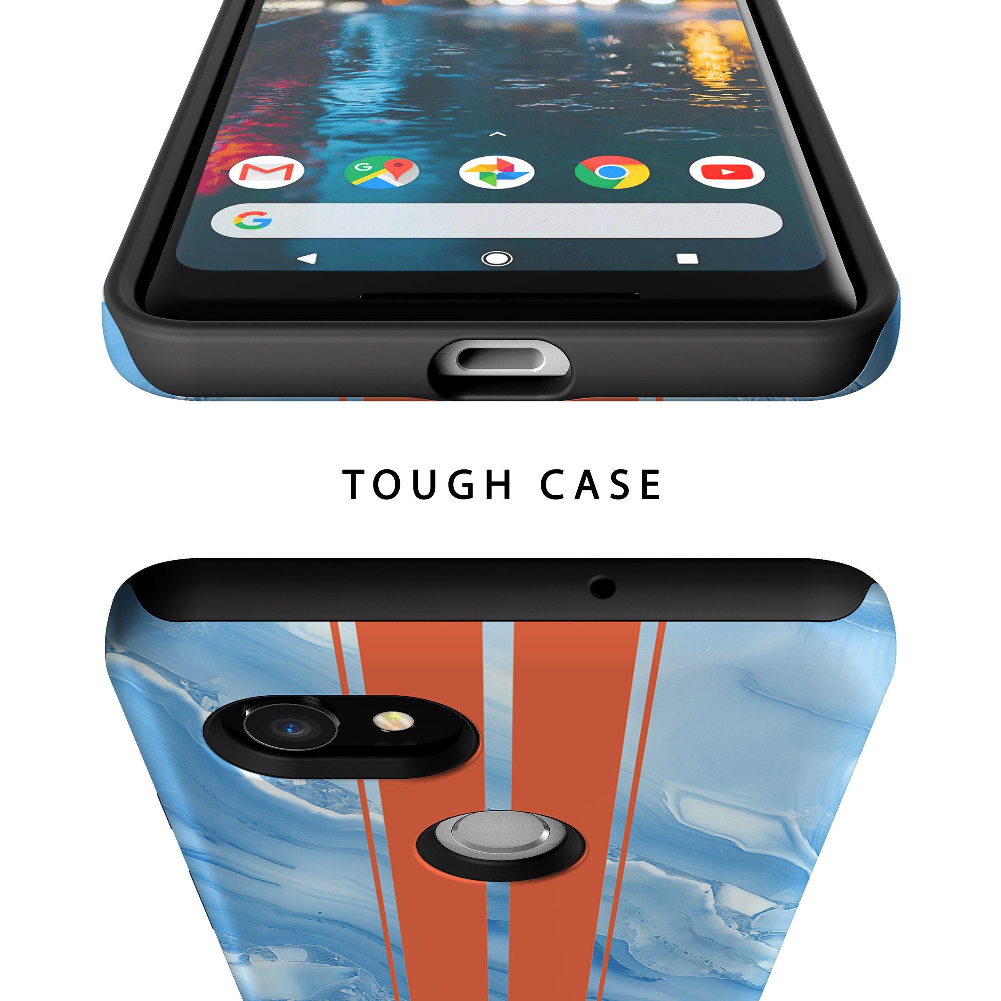 Racing Stripes Phone Case | for Google Pixel 10 Pro XL Pixel 9 Pro