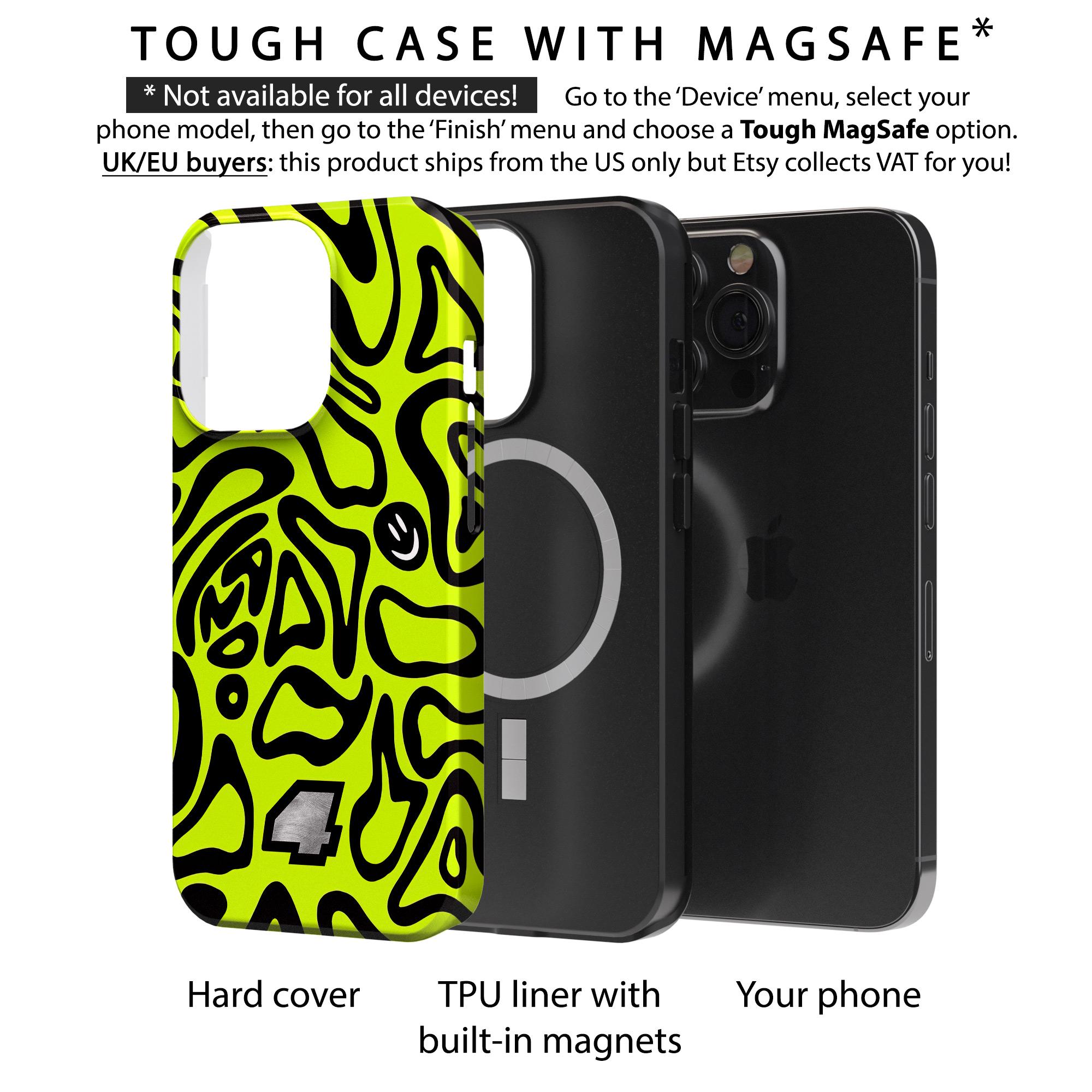 Lando Norris Phone Case 2025 helmet blobs - Racing F1 Phone Case