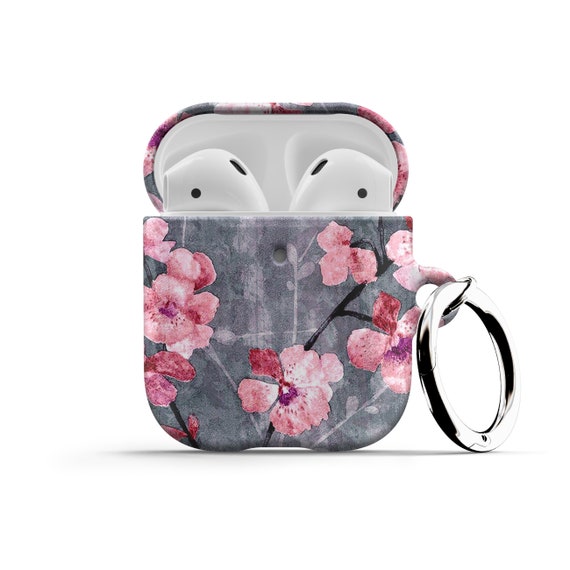 Cherry Blossom Slate Airpods Case - for Apple Airpods 1 2, Airpods