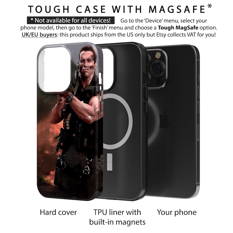 Arnold Schwarzenegger Commando Case for Iphone 14 Pro Max - Etsy