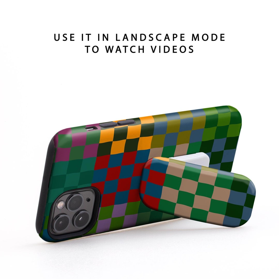 Colorful Garden Checkerboard Phone Stand - Grip / Kickstand for Iphone ...