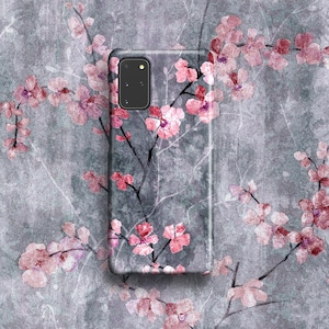 Cherry Blossom Slate Phone Case - For Samsung Galaxy S25 Ultra S24 Plus S23 S22 S21 S20 FE S10 Note 20 Ultra 10 S10e Sakura Flower Floral