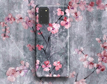 Cherry Blossom Slate Phone Case - For Samsung Galaxy S26 Ultra S25 Plus S24 S23 S22 S21 S20 FE Note 20 Sakura Flower Floral