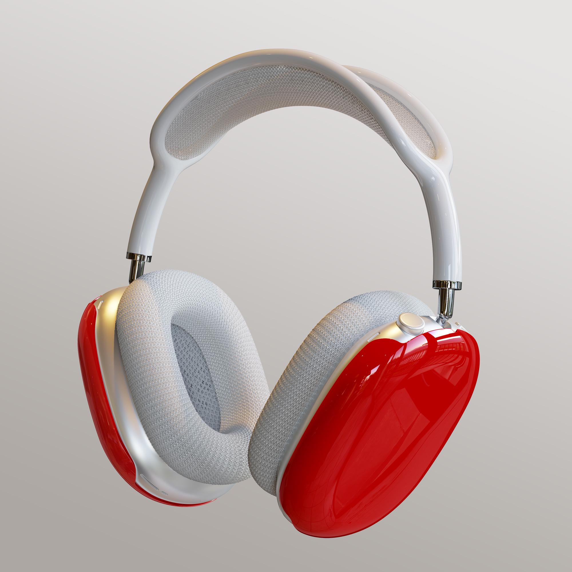 Rosso Corsa Airpods Max Case Ferrari Red - Snap on Air Pods Max