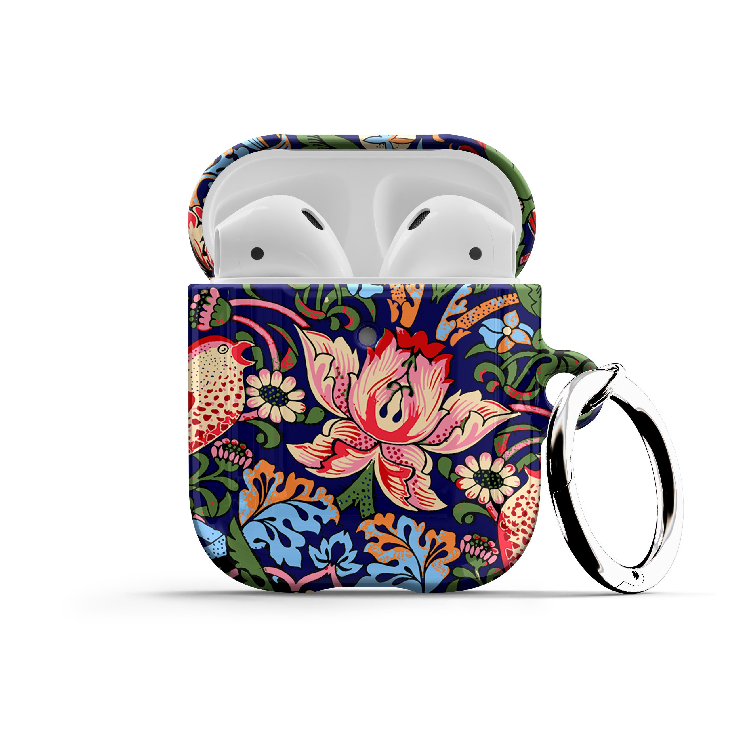 William Morris Strawberry Thief Airpods Case - for Apple Airpods 1