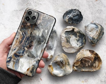 Sea Shells Phone Case - For Apple iPhone 17 Pro Max MagSafe iPhone 16 Pro 16e iPhone 15 Plus 14 13 Pro XR iPhone 12 11 Men Stone Marble
