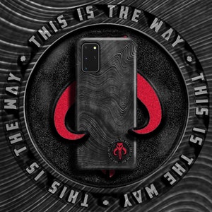 Red Mythosaur Beskar Case Black Edition - For Samsung Galaxy S26 Ultra S25 Plus S24 S23 S22 Star S21 S20 FE Note 20 Wars