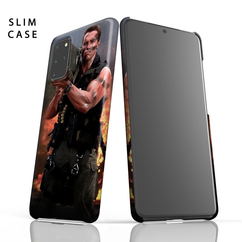 Arnold Schwarzenegger Commando Phone Case For Samsung Galaxy S24 Ultra S23 Plus S22 S21 FE S20 Ultra Note 20 Funny Rocket Launcher Men image 3