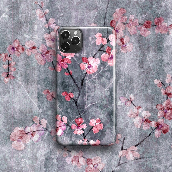 Cherry Blossom Slate Phone Case for Apple iPhone 15 Pro Max