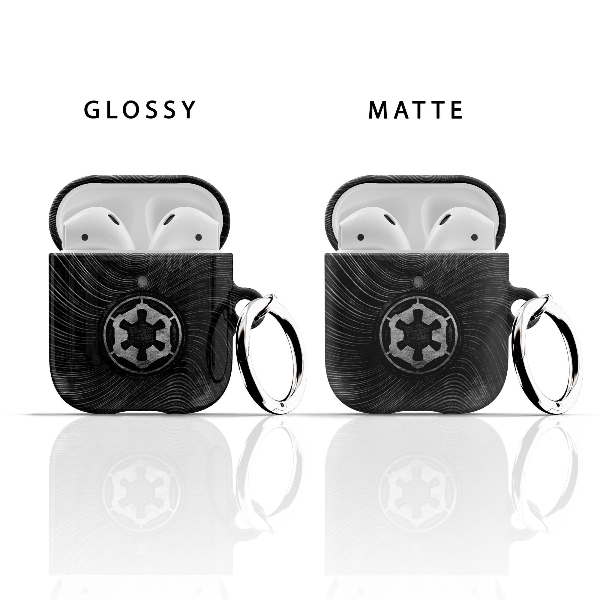 Beskar Imperial Airpods Case Black Edition - for Apple Airpods 1 2