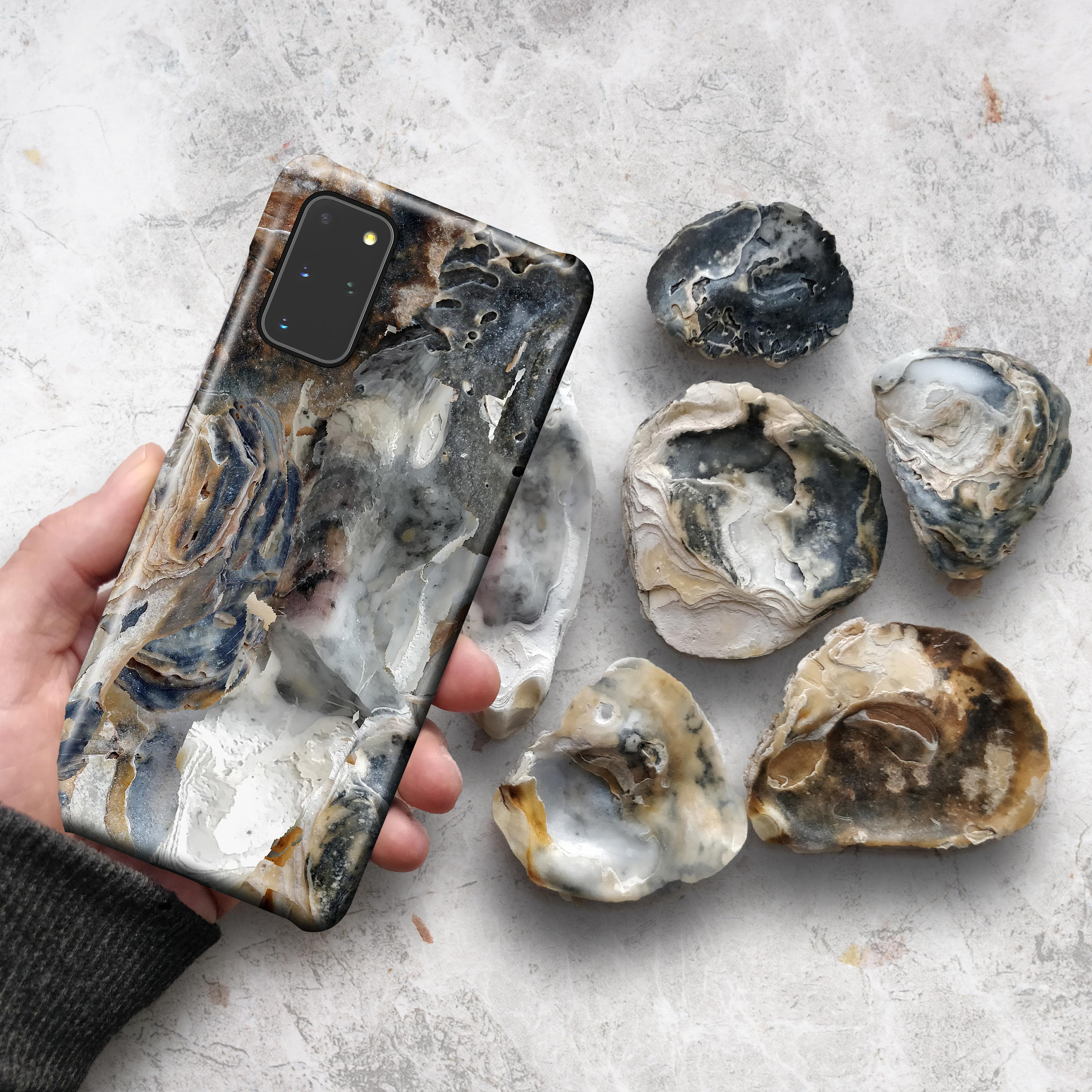 Sea Shells Phone Case for Samsung Galaxy S24 Ultra S23 Plus S22 S21 S20 FE  S10 Note 20 Ultra S10e S9 S8 S7 10 Galaxy A71 5G A51 A52 A72 