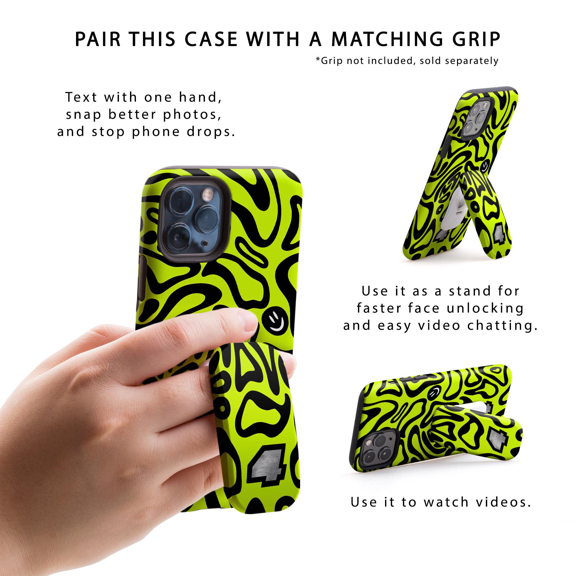 Lando Norris Phone Case 2025 helmet blobs - Racing F1 Phone Case