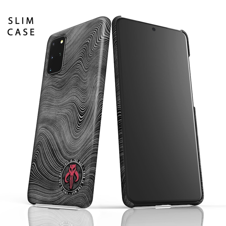 Red Mythosaur Beskar Phone Case Silver Edition - For Samsung Galaxy S26 Ultra S25 Plus S24 S23 S22 Star S21 S20 FE Note 20 Wars image 2
