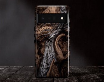 Holz Effekt Handyhülle | Für Google Pixel 10 Pro XL Pixel 9 Pro 9a, Pixel 8 Pro, Pixel 7 Pro, Pixel 6 Pro, Männer Geschenk