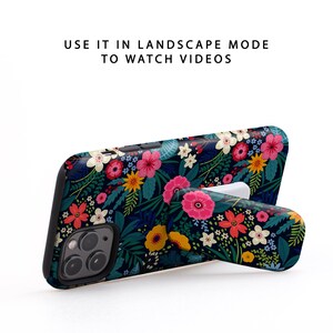 Petite Vivid Florals Phone Grip & Stand Kickstand Apple - Etsy