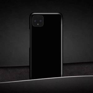 ピュアブラック スマホケース | Google Pixel 9 Pro XL 9a、Pixel 8 Pro、Pixel 7 Pro、Pixel 6 Pro、Pixel 5 4 XL、Pixel 4a、3A、3、2 用 - 男性へのギフト