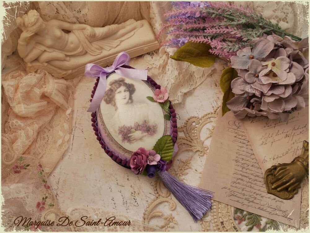 Réservée Ne Pas Acheter Décoration Romantique de Couleur Violet et Lavande à Suspendre, Ornement Sha