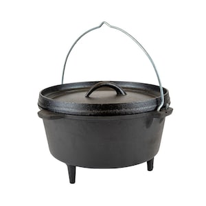 Horno holandés de hierro fundido para fogata