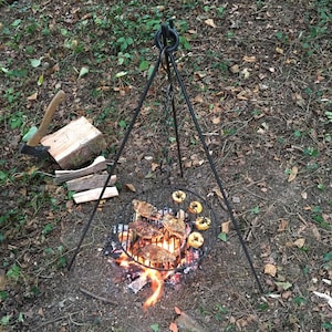 2in1 Campfire Cooking Tripod
