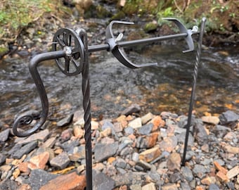 Hand Forged Rotisserie Ground Spit