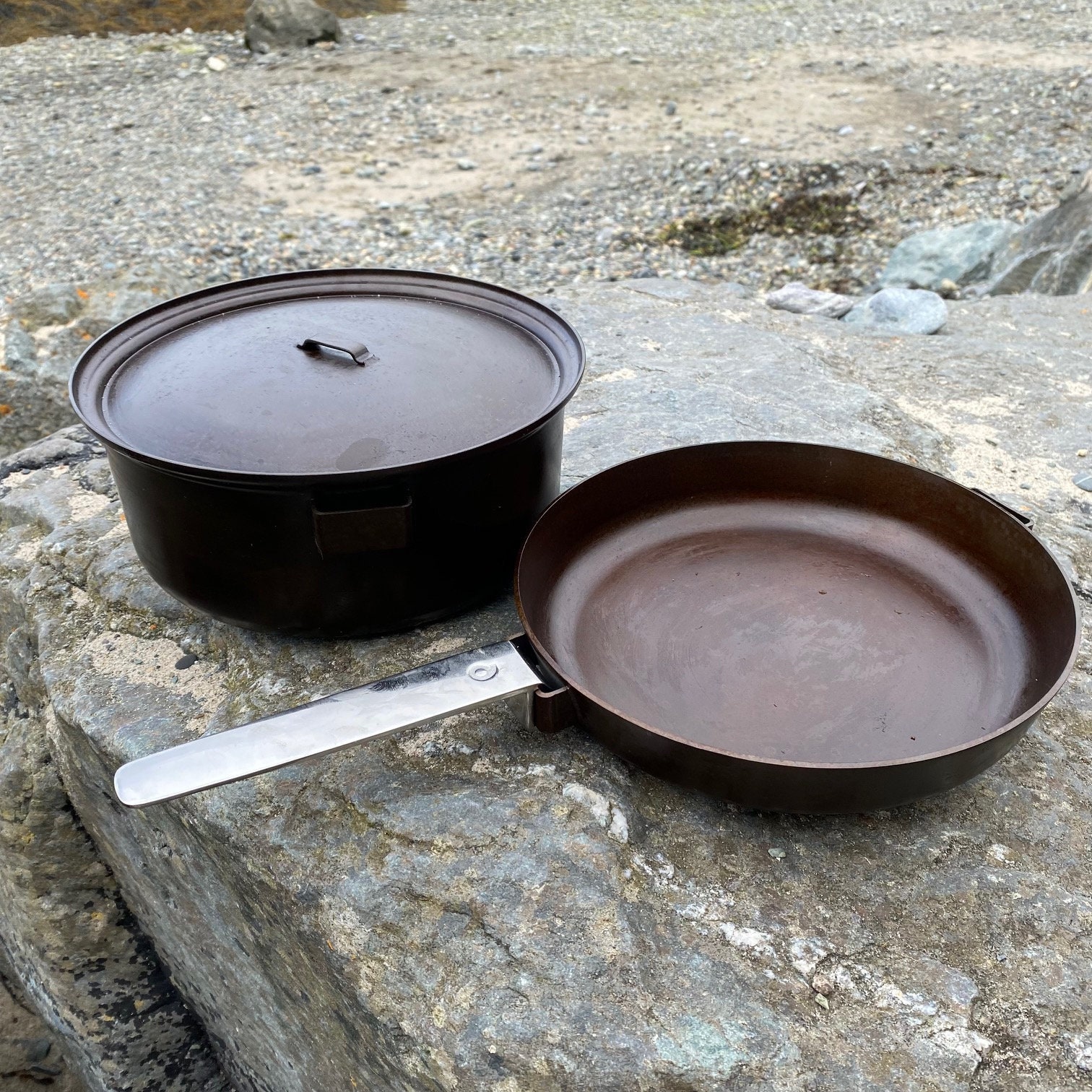 Victoria Small Preseasoned Cast Iron Egg Skillet and Tapas Pan - 6.5