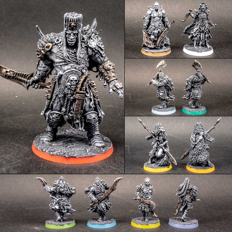 Fully Painted HATE Board Game Set Kickstarter Version Etsy