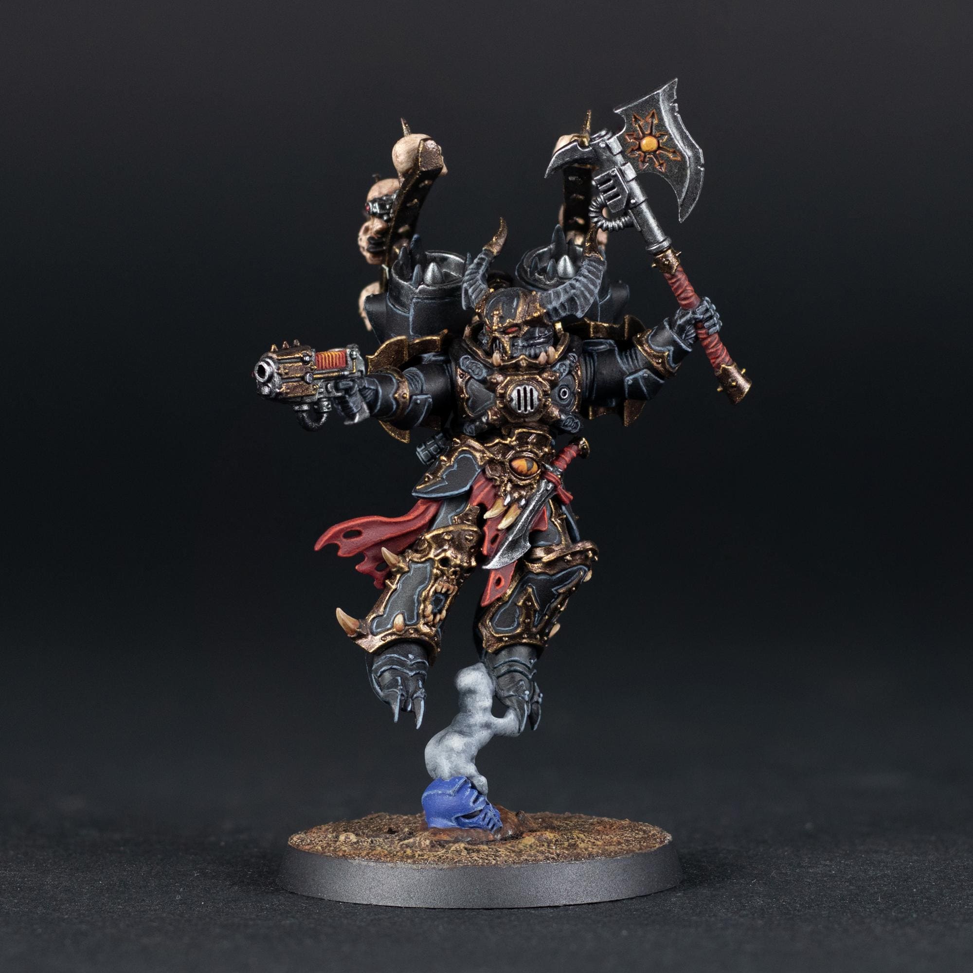 Chaos Lord With Jump Pack Warhammer 40k Fully Assembled and Hand