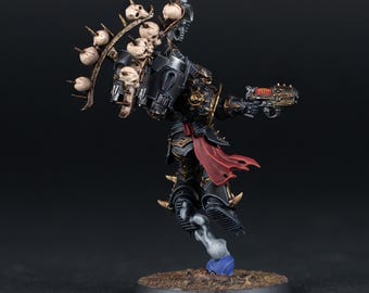 Chaos Lord With Jump Pack Warhammer 40k Fully Assembled and Hand