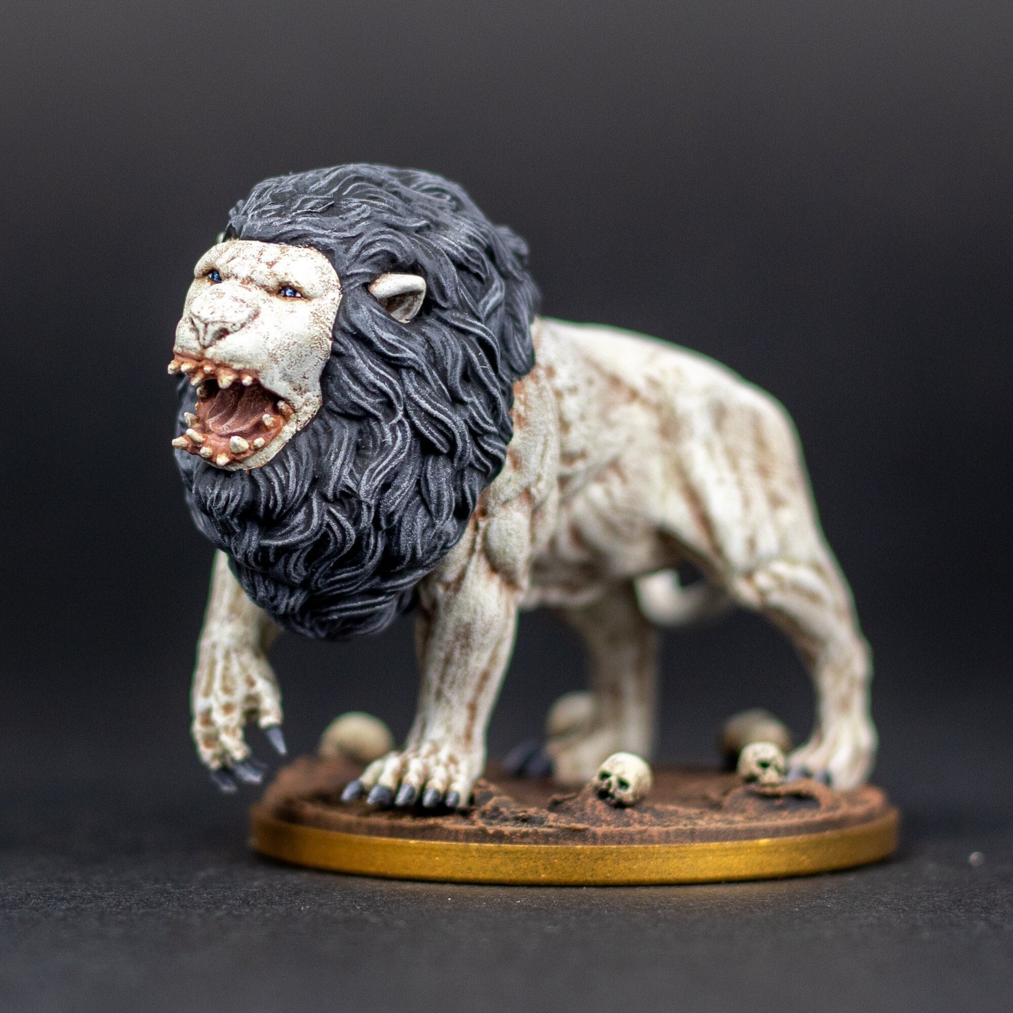 Kingdom Death Monster White Lion Miniature Fully Assembled and