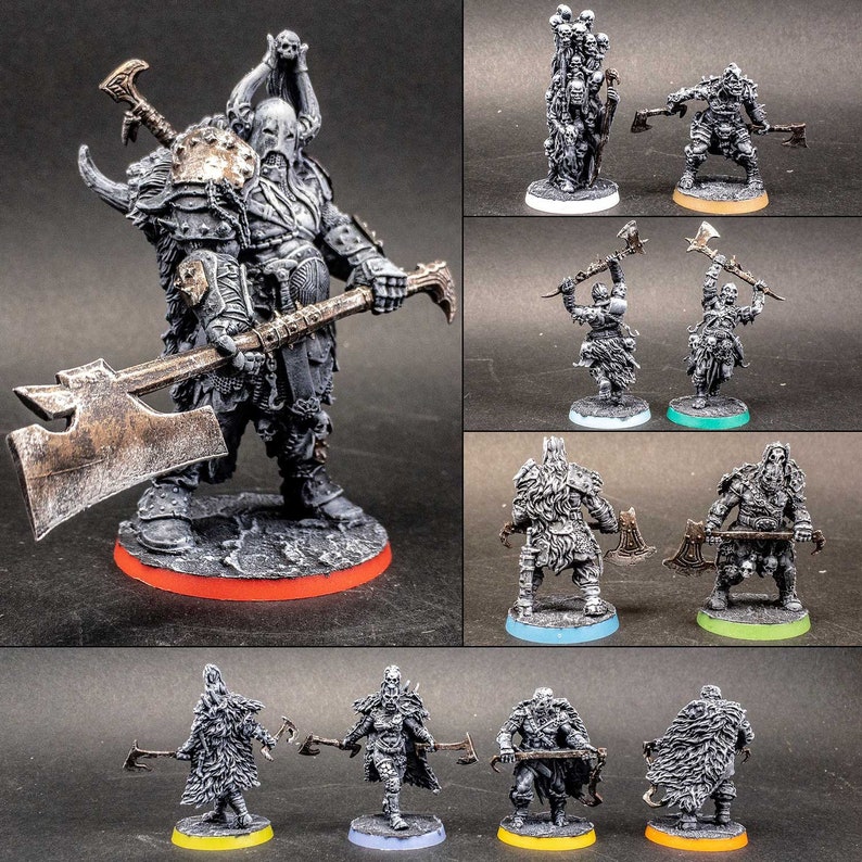 Fully Painted HATE Board Game Set Kickstarter Version Etsy